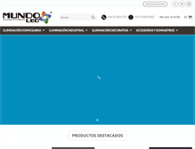 Tablet Screenshot of mundoled.cl